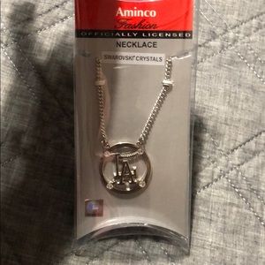 LA necklace with Swarovski crystals